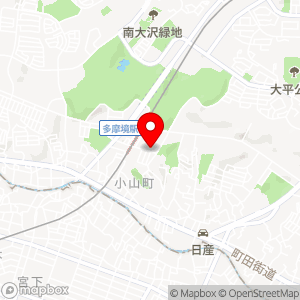 京王コインパーク 多摩境の地図
