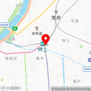 ライフ セントラルスクエア押上駅前店の地図
