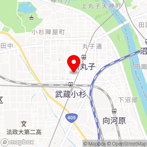 タイムパーキング 新丸子町の地図