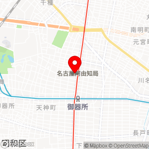 名鉄協商パーキング 北山町第3の地図