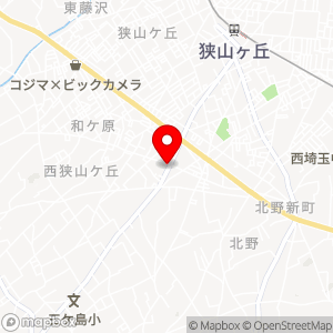 セブン-イレブン 所沢西狭山ヶ丘2丁目店の地図