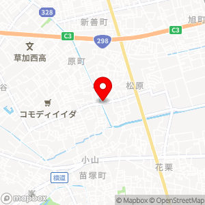 ファミリーマート 草加北谷店の地図
