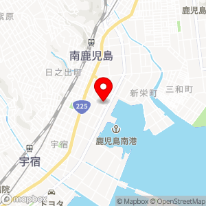 ローソン 鹿児島南港店の地図