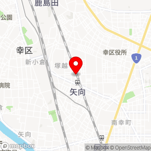ファミリーマート 矢向駅西店の地図