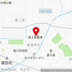 ファミリーマート 豊川駐屯地店の地図