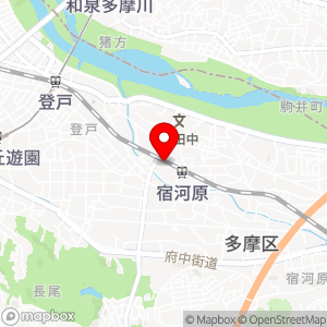 三井のリパーク 宿河原駅前の地図