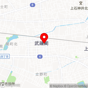 名鉄協商パーキング 武蔵関南の地図