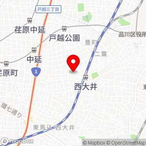 ナビパーク 品川二葉第2の地図