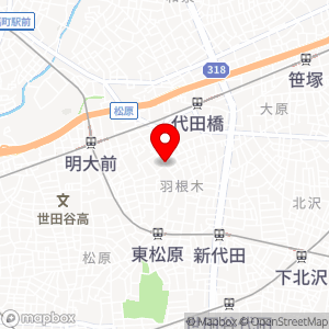 三井のリパーク 世田谷羽根木2丁目第2の地図