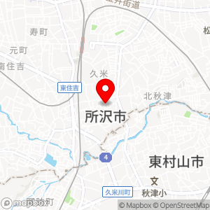 ガネーシャ所沢駐車場の地図