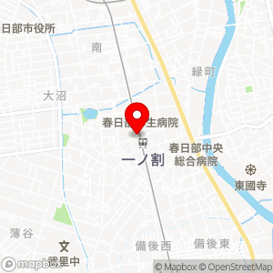 名鉄協商パーキング 春日部第2一ノ割駅前の地図
