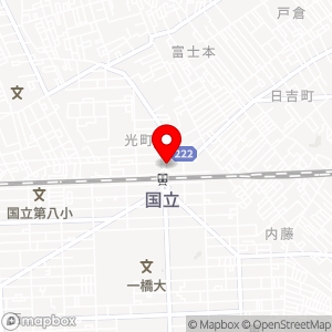 三浦屋 国立店の地図