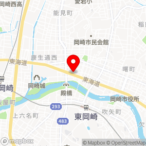 ファミリーマート 岡崎康生通南店の地図