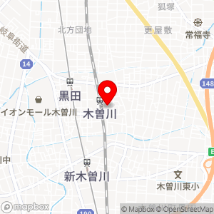 名鉄協商パーキング JR木曽川駅東の地図