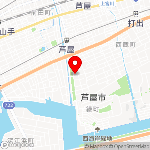 東洋CARMAX 浜芦屋町の地図