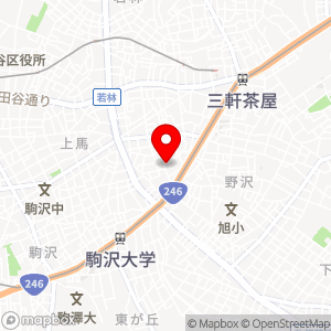 NBパーキング 上馬の地図
