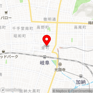 名鉄協商パーキング JR岐阜駅北第2の地図
