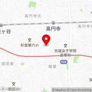 コインパーク 高円寺南の地図