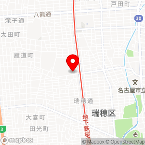 名鉄協商パーキング 瑞穂区役所駅西の地図
