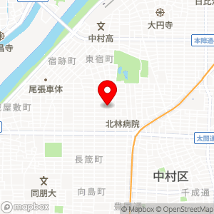 ローソン 中村草薙町店の地図