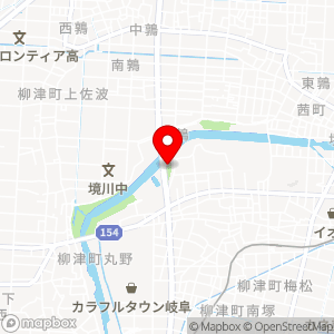 柳津の地図