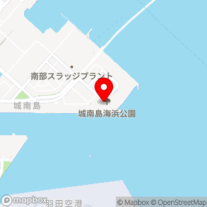 城南島海浜公園 キャンプ場の地図