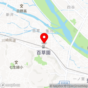 ファミリーマート 百草園駅前店の地図