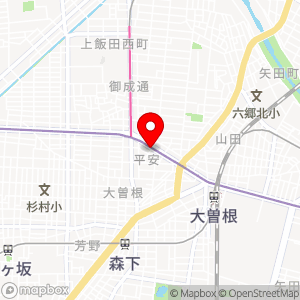 名鉄協商パーキング 平安1丁目の地図