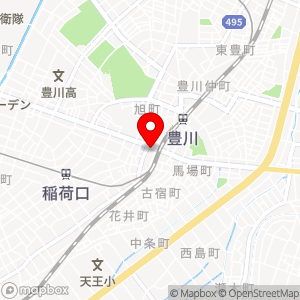 ローソン 豊川古宿店の地図