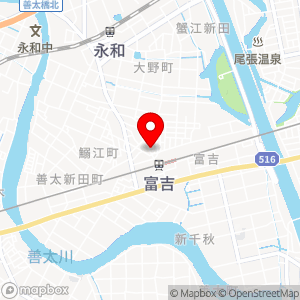 名鉄協商パーキング 富吉駅前（百五銀行富吉支店）の地図