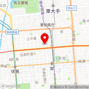 ローソンストア100 丸の内大津通店の地図