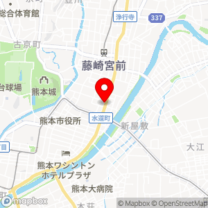 セブン-イレブン 熊本水道町店の地図