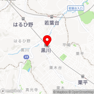 ローソン ネスティングパーク黒川の地図