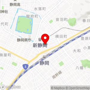 パークワン静岡駐車場の地図