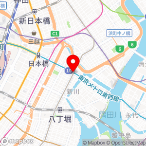 ローソン メトロス茅場町中央口店の地図