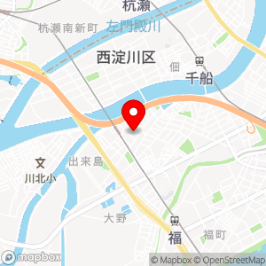 ライフ 出来島店の地図