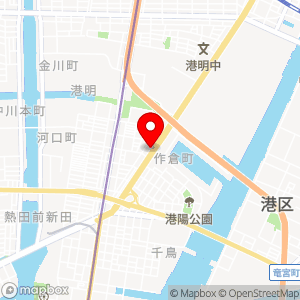 名鉄協商パーキング 港楽2丁目の地図