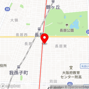 ファミリーマート 長居東三丁目店の地図