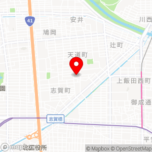 FK長喜町3丁目駐車場の地図