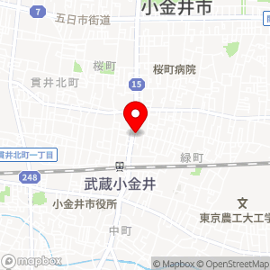 セブン-イレブン 武蔵小金井本町2丁目店の地図