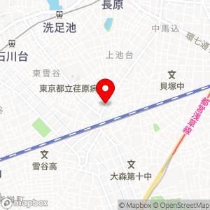 ファミリーマート 大田上池台三丁目店の地図