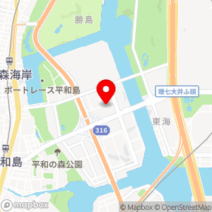 ローソン 平和島団地倉庫店の地図