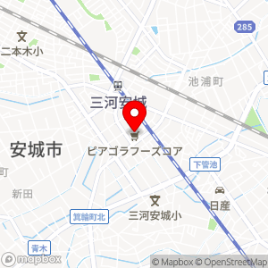 ピアゴ ラ フーズコア三河安城店の地図