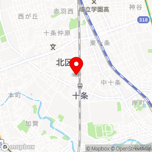 まいばすけっと 十条銀座東通り店の地図