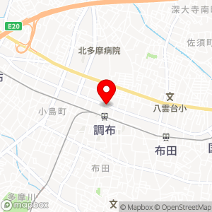 三井のリパーク 調布駅前の地図
