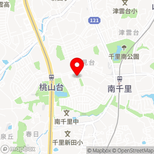 ライフ 桃山台店の地図