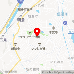 UR都市機構　朝倉団地駐車場の地図