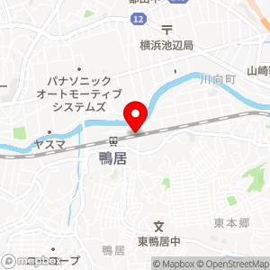 鴨居駅清水踏切脇の地図