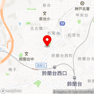 ＵＲ鈴蘭台第一団地駐車場の地図