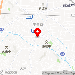 ローソン 高津子母口東店の地図